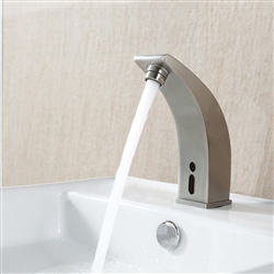 Gangang Automatic Faucet Square Body Touchless Sensor Waterfall Bathroom Sink